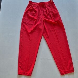 Liz Claiborne Red Dress Pants Womens Size 8/ Dry Clean Only